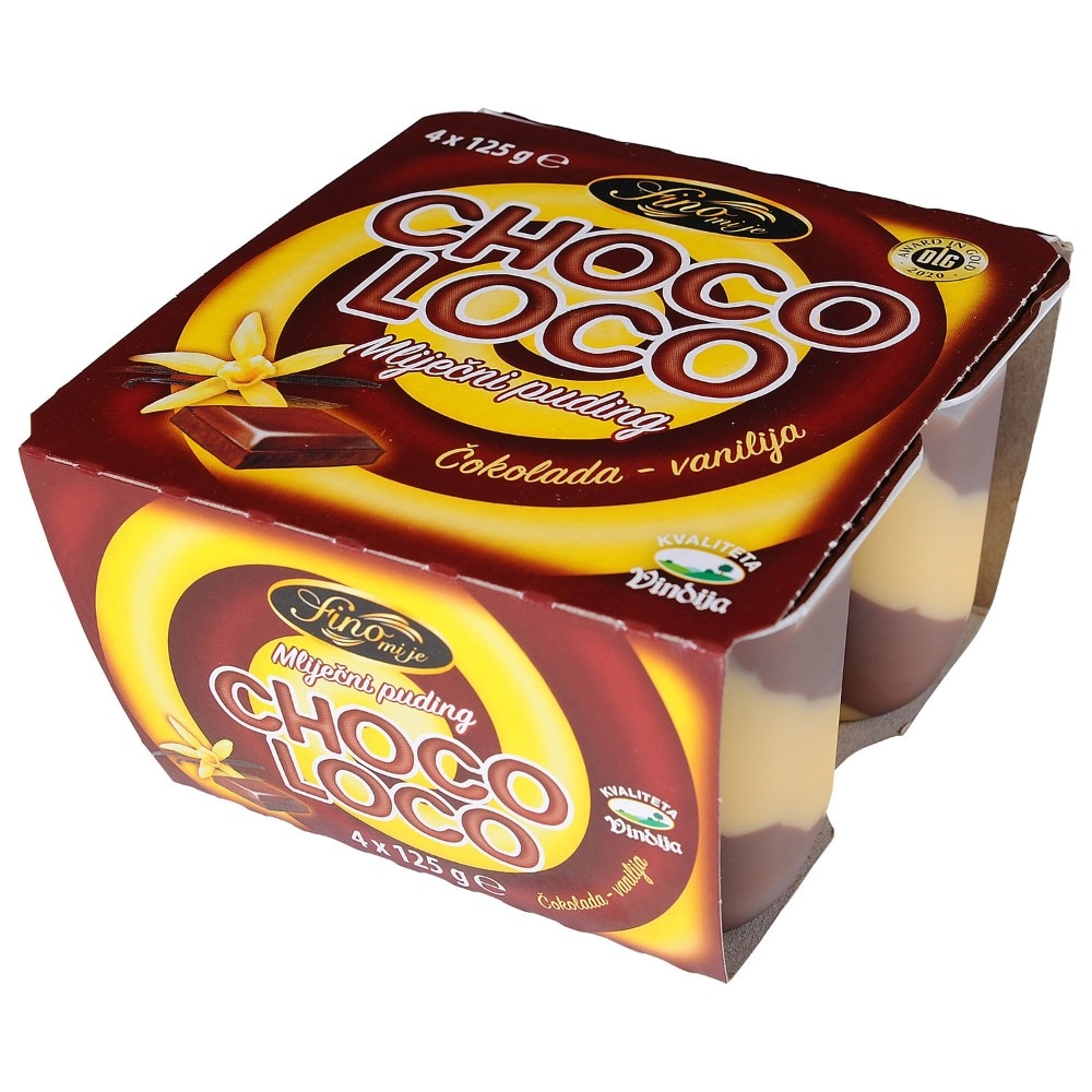 Choco-loco puding 4 x 125 g Akcija u trgovini Konzum