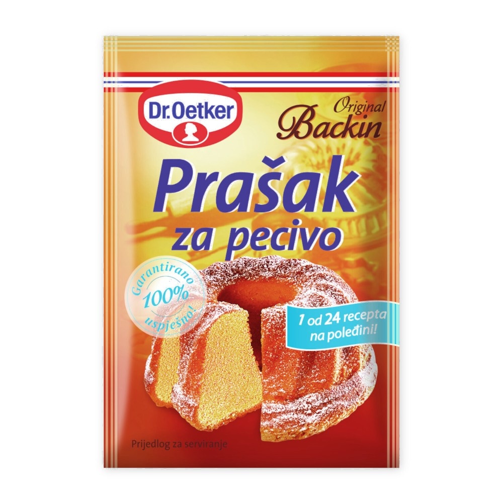 Dr.Oetker Prašak za pecivo Backin 8 x 12 g Akcija u trgovini KTC