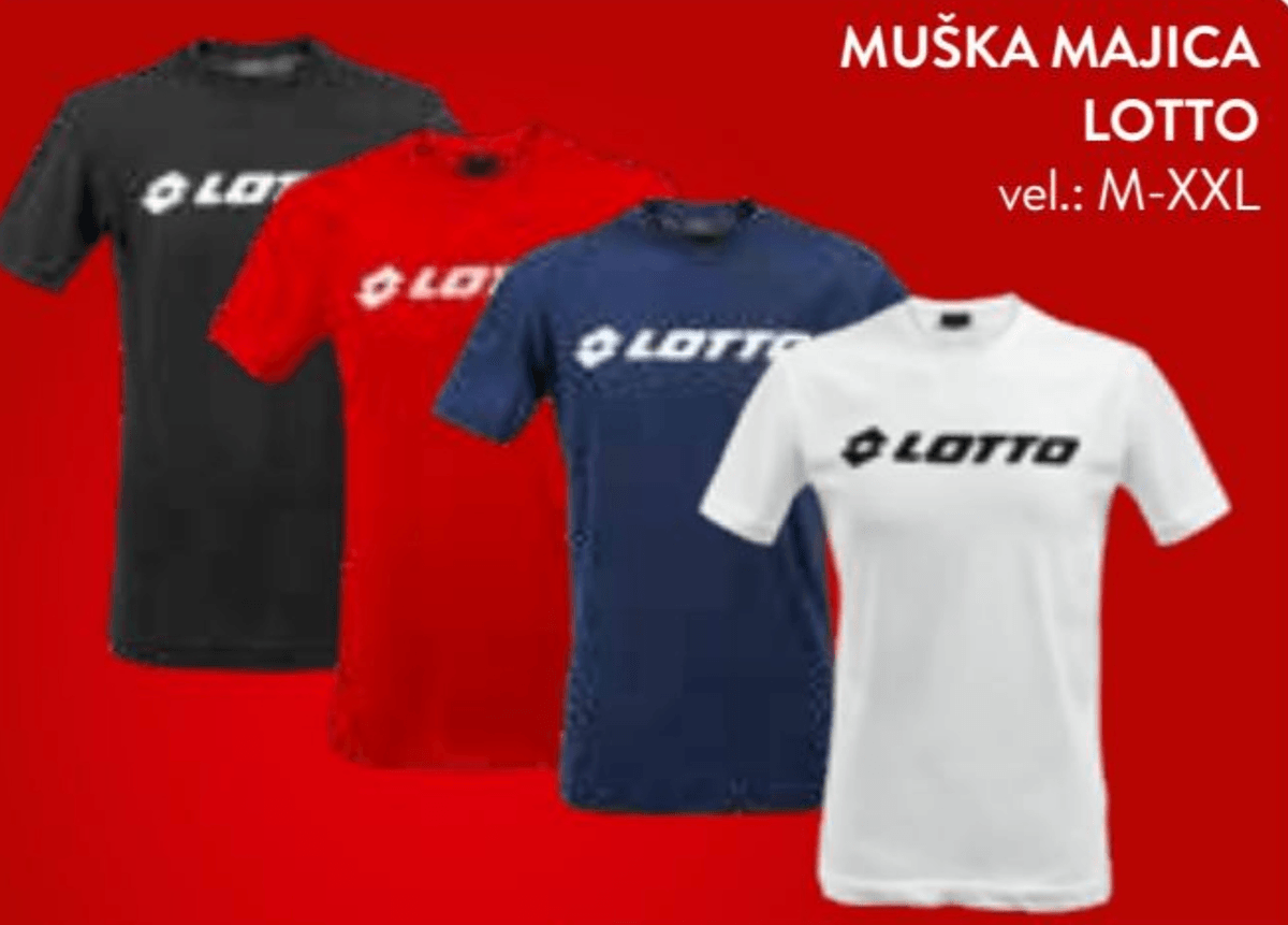Muška majica Lotto - Akcija u trgovini Interspar