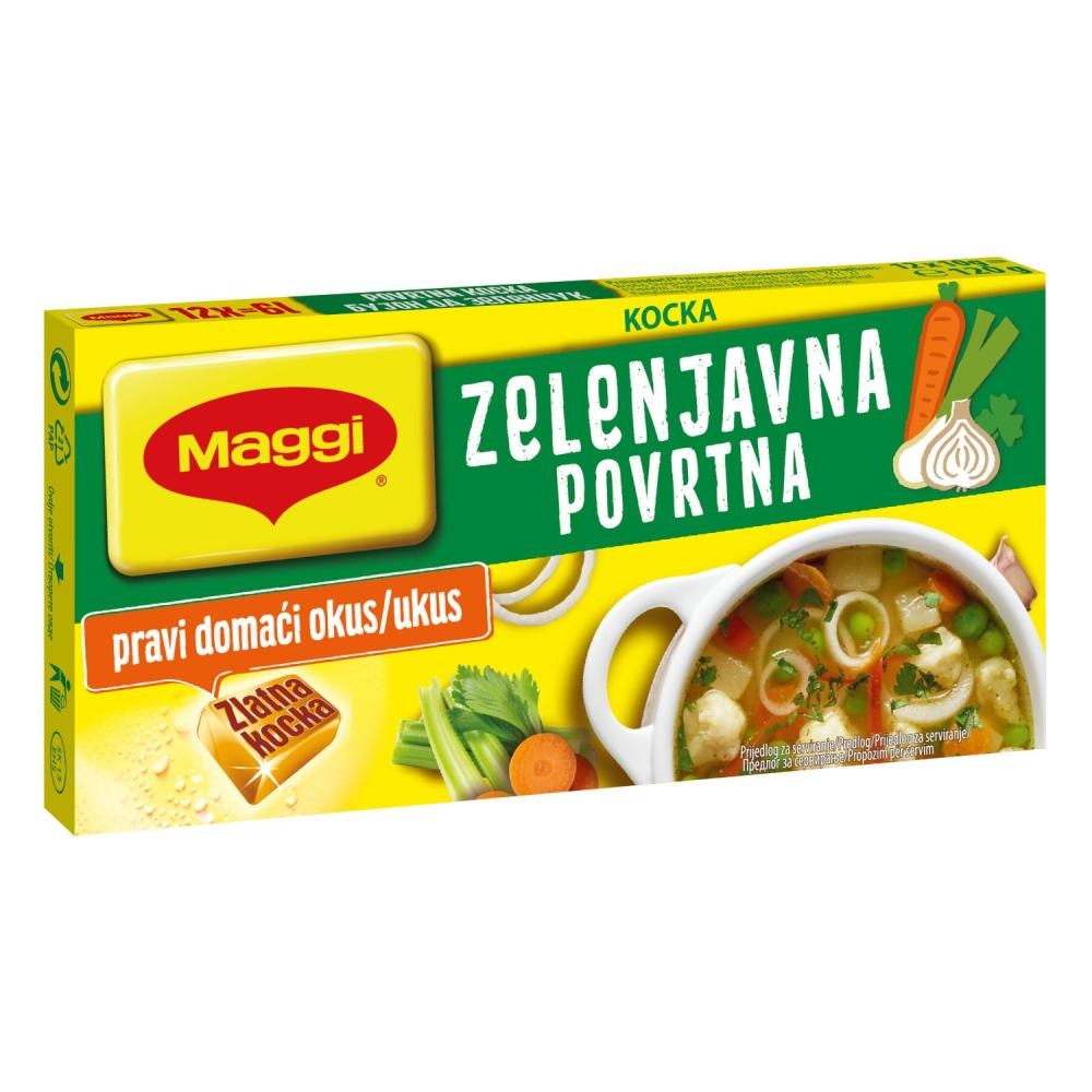 Maggi Kocka Zelenjavna Povrtna 120 g - Akcija u trgovini Kaufland