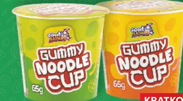 Gumeni Bomboni Gummy Noodle Cup 65 g - Akcija u trgovini Kaufland