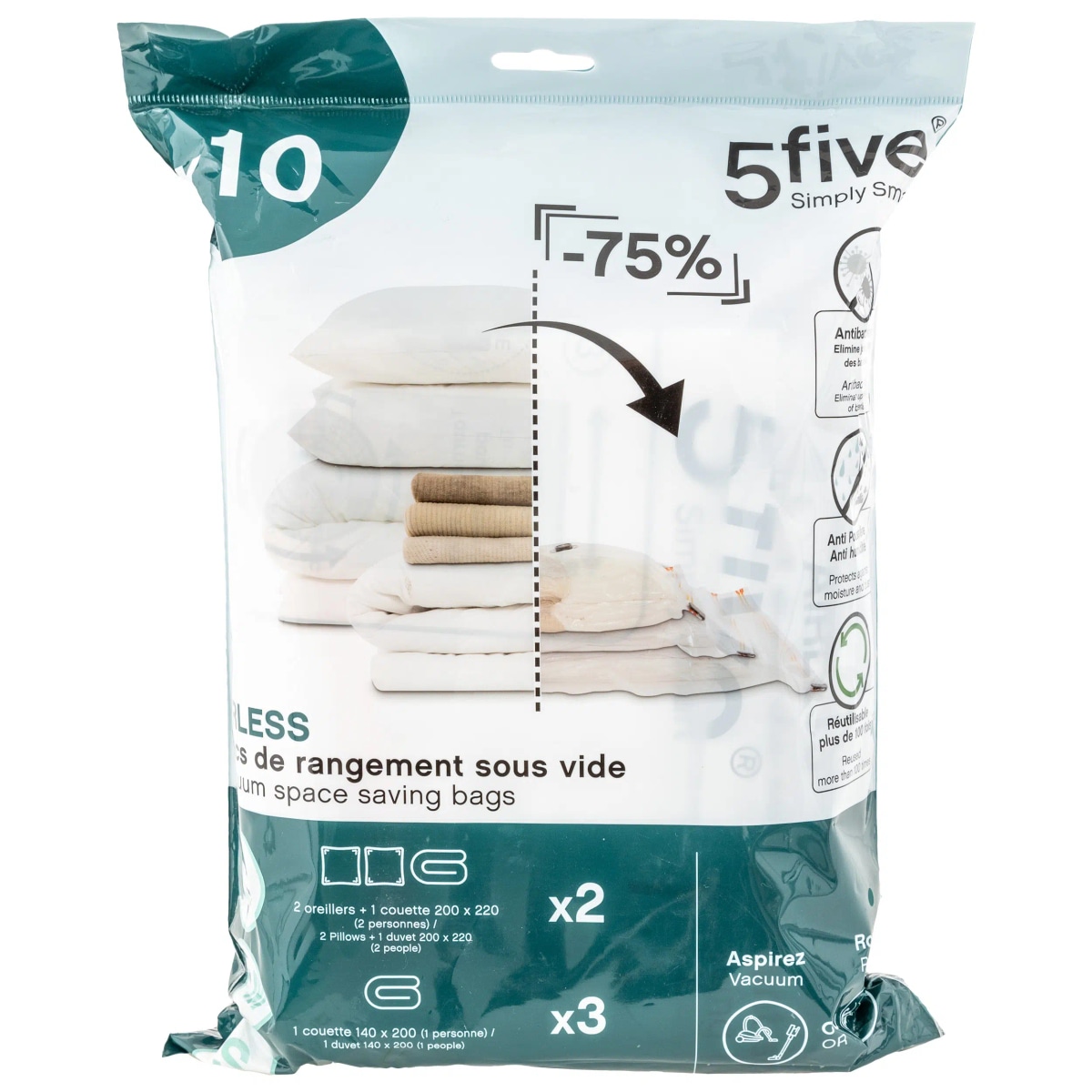 5five Vakuum vreća 10 kom - Akcija u trgovini Kaufland
