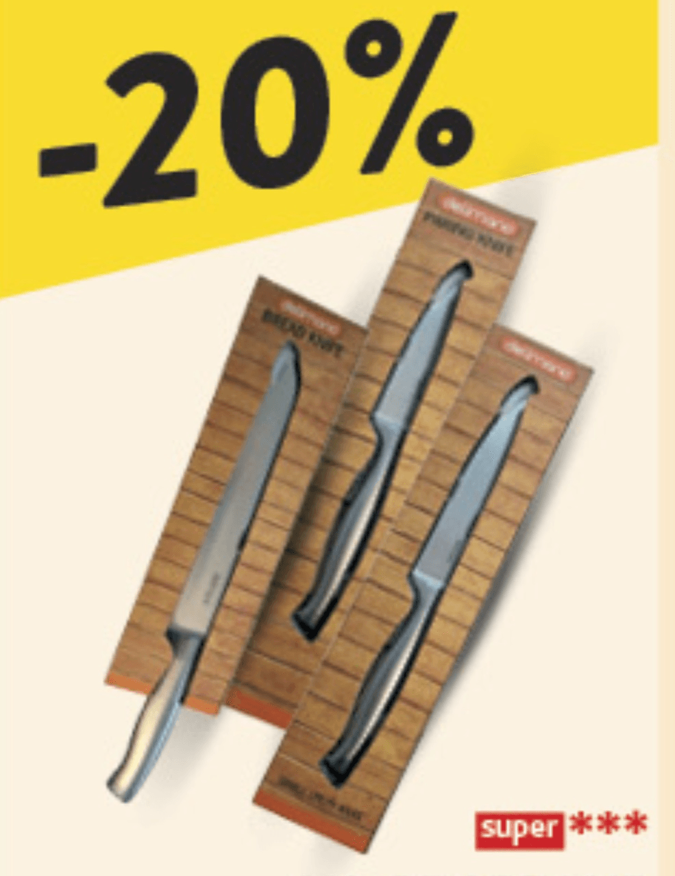 Odabrani Delimano noževi - Akcija u trgovini Konzum