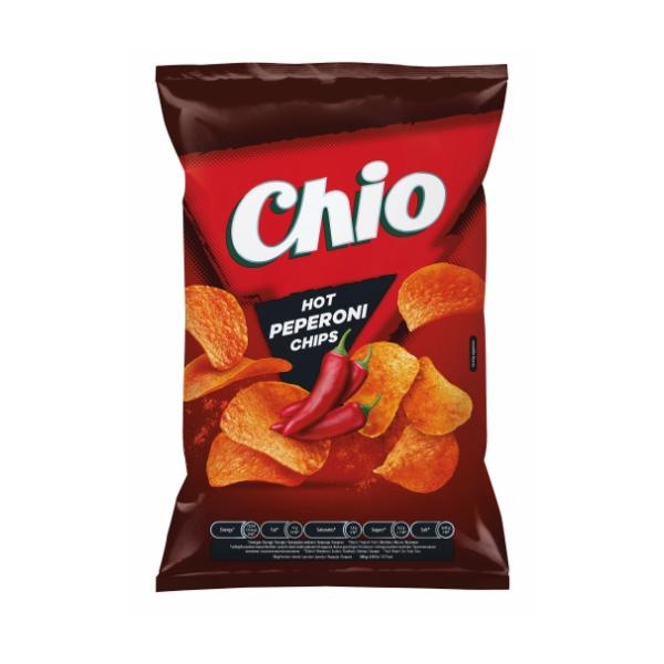 Čips crvena paprika, hot pepperoni, slani, svježi sir i mladi luk Chio/Čipi-čips 130 g - Akcija u trgovini NTL