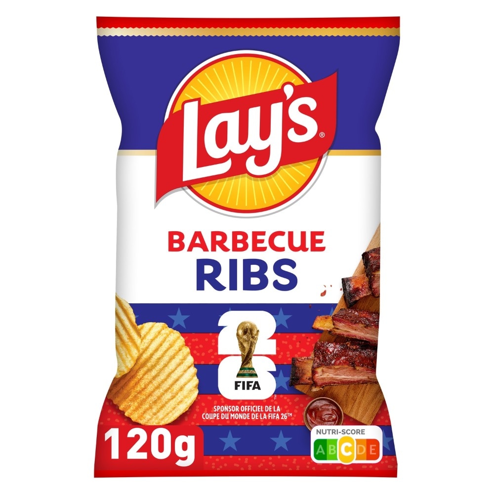 LAYS Čips rebrasti BBQ 120 g - Akcija u trgovini Lidl