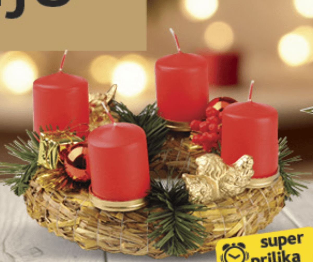 Adventski vijenac - Akcija u trgovini Konzum