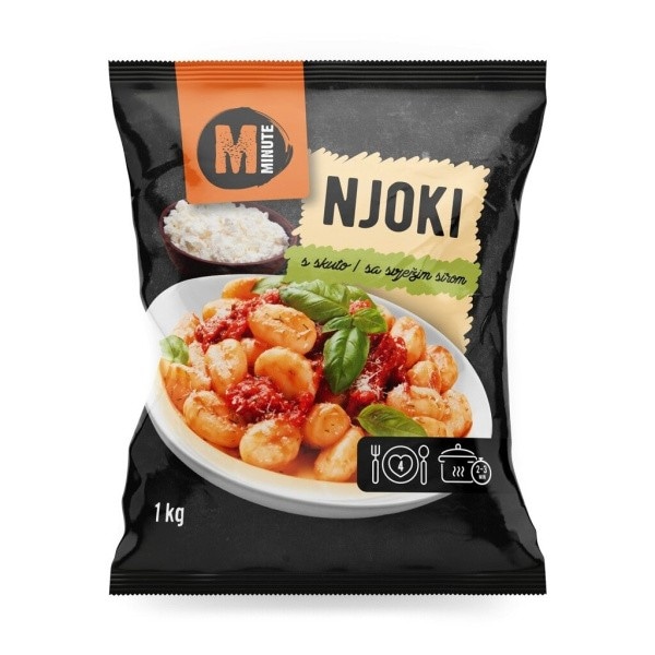 Minute njoki 1000 g Akcija u trgovini Konzum