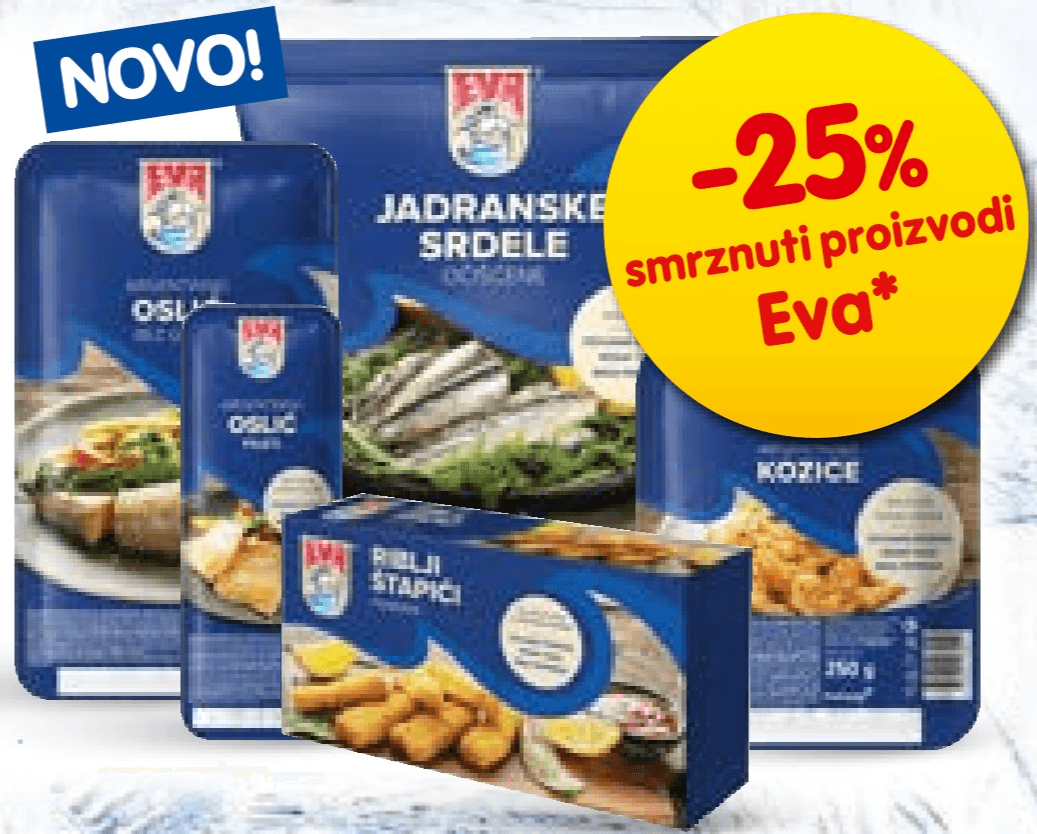 Eva Smrznuti proizvodi - Akcija u trgovini Kaufland
