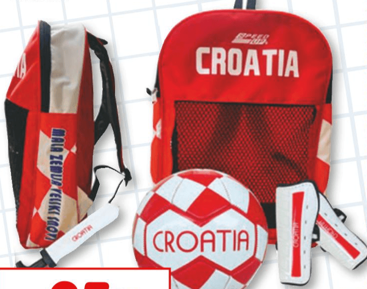 Nogometni set Hrvatska 1 set - Akcija u trgovini Interspar