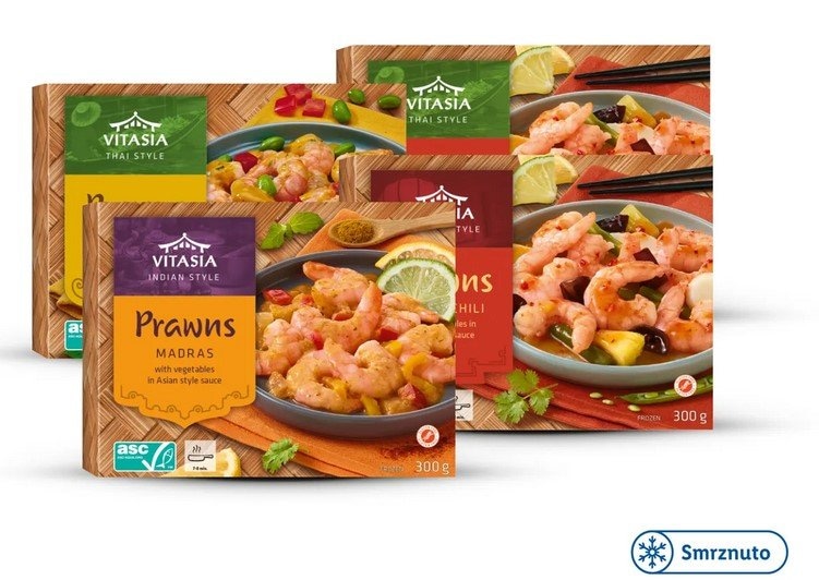 VITASIA Pacifičke kozice 300 g - Akcija u trgovini Lidl