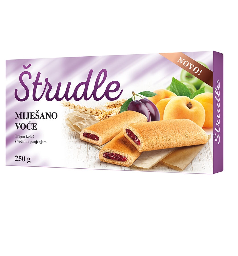 Štrudla miješano voće, smokva, višnja 250 g NJAM - Akcija u trgovini NTL