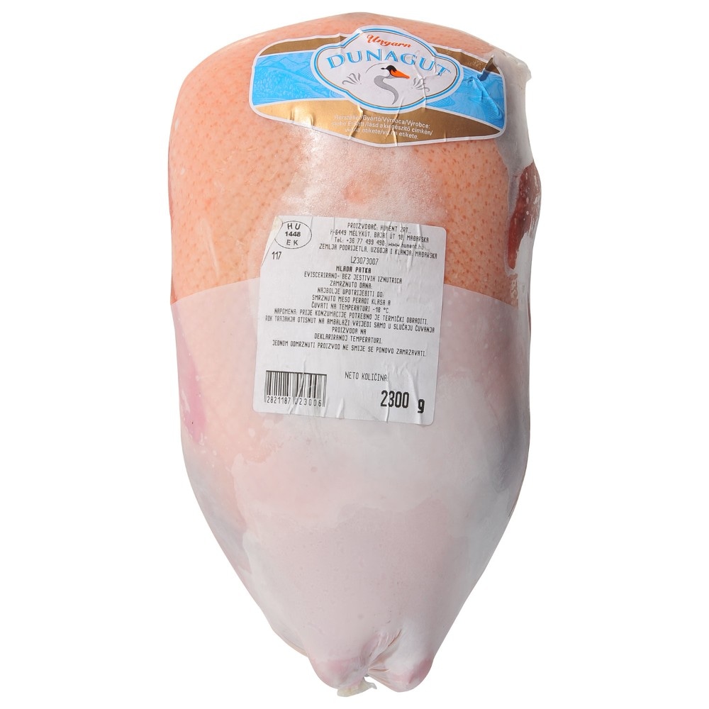 Dunagut mlada patka bez iznutrica 1kg Akcija u trgovini Konzum