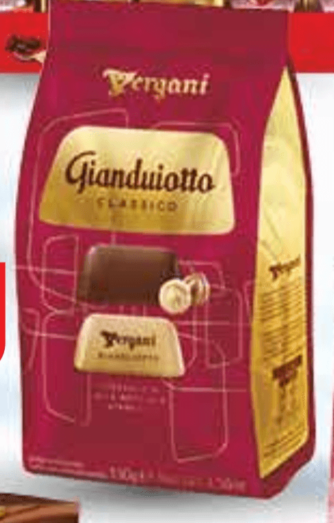 VERGANI Praline Gianduiotti 130 g - Akcija u trgovini Plodine