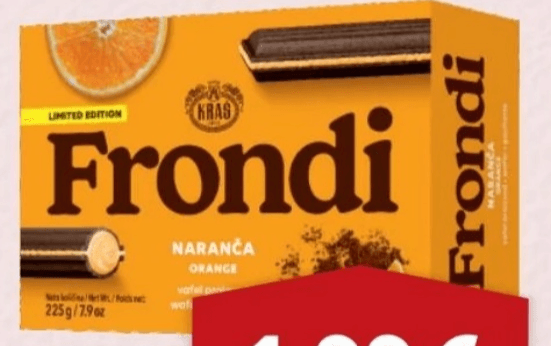 Keks Frondi Naranča 225 g - Akcija u trgovini Boso