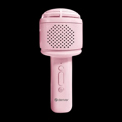 Denver BT karaoke mikrofon zvučnik KMS-30 pink ili zeleni 1 kom Akcija u trgovini Spar
