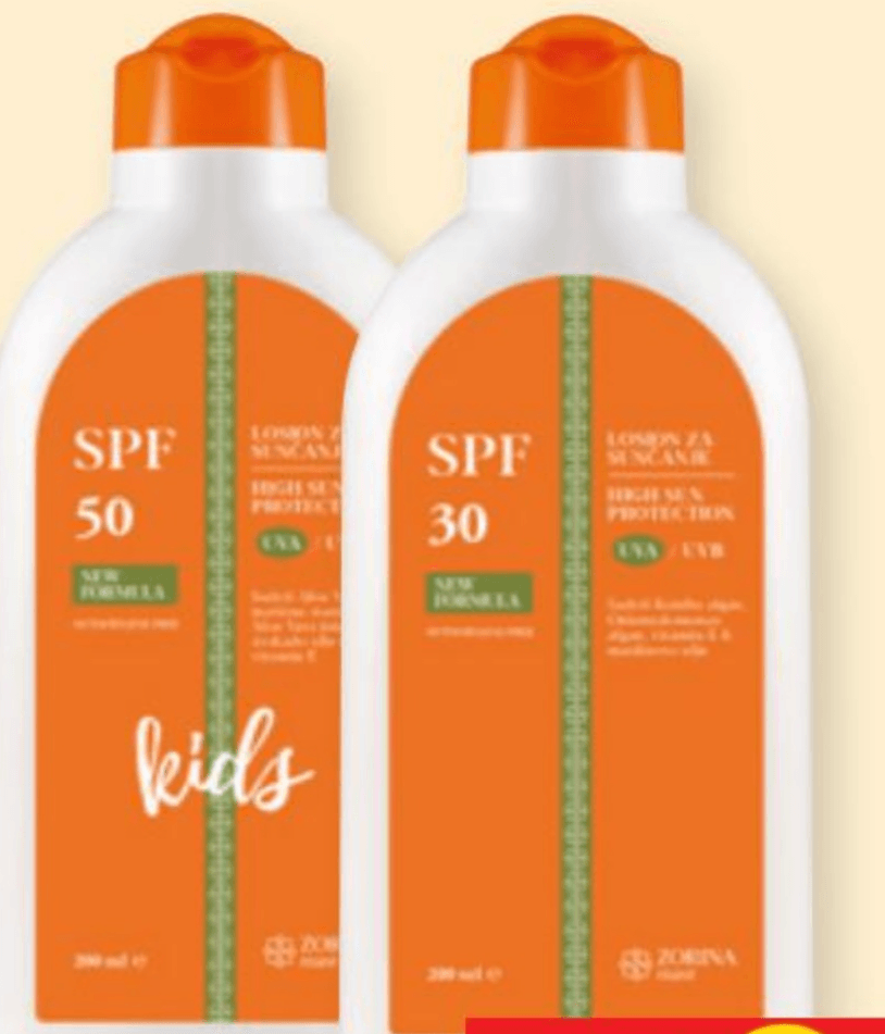 Proizvodi Zorina Mast Sun - Akcija u trgovini Spar