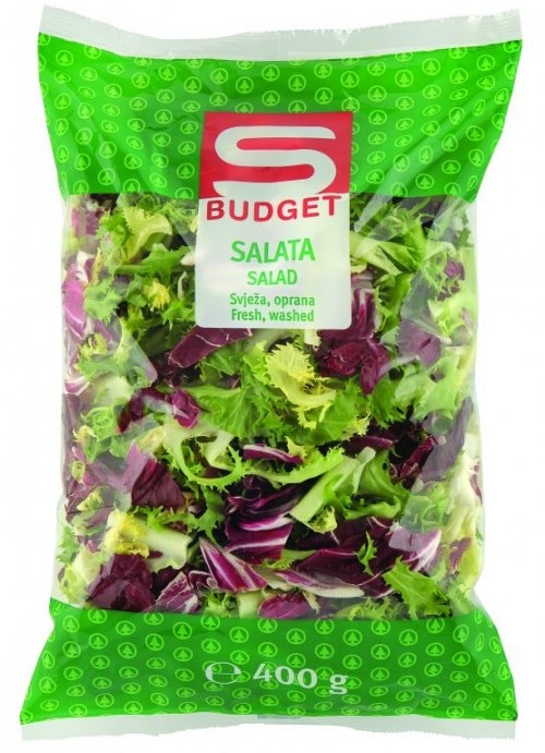 Svježa salata 400 g Budget - Akcija u trgovini Spar