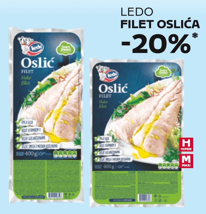 Ledo Filet oslića - Akcija u trgovini Tommy