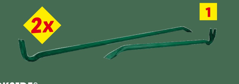 PARKSIDE® Metalne poluge 2x - Akcija u trgovini Lidl