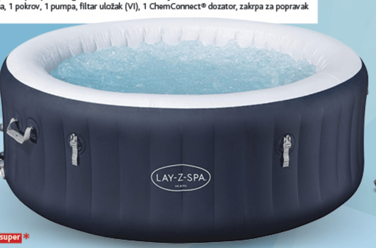 Bazen Hidro LAY-Z-SPA - Akcija u trgovini Konzum