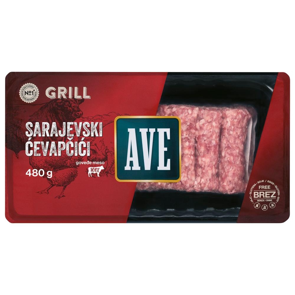 Banjalučki ćevapčići AVE 480 g - Akcija u trgovini Spar
