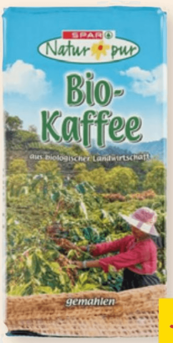 Kava Bio 250 g Natur Pur - Akcija u trgovini Spar