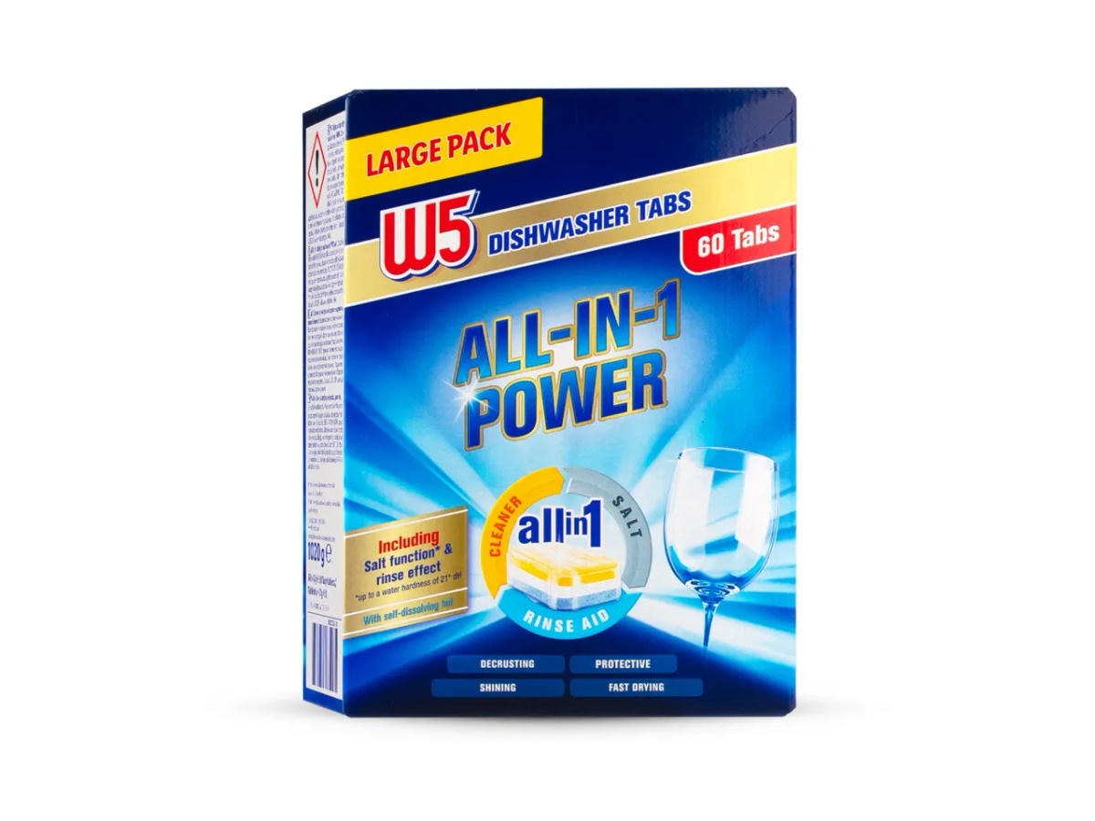 W5 Tablete za pranje posuđa 60 Tabs - Akcija u trgovini Lidl