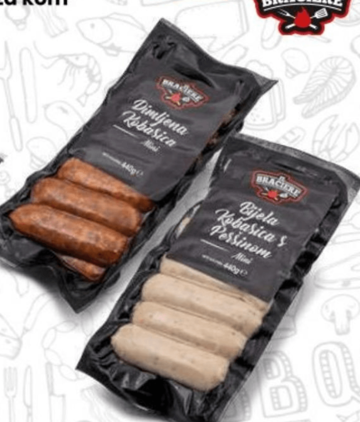 Bijela i Dimljena Mini Kobasica 440 g Il Braciere - Akcija u trgovini Eurospin