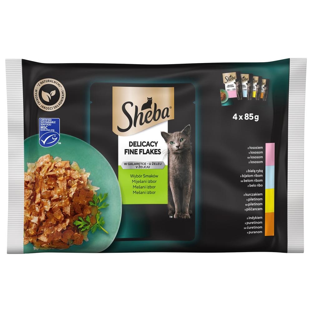 Sheba Delikatesse odabrani okusi 4x85 g Akcija u trgovini Zoo City