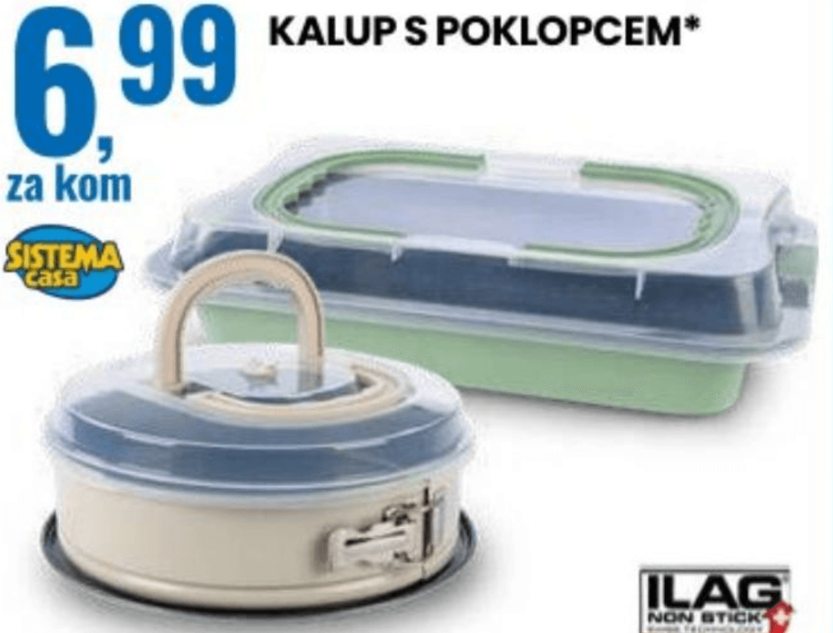 Kalup s poklopcem - Akcija u trgovini Eurospin