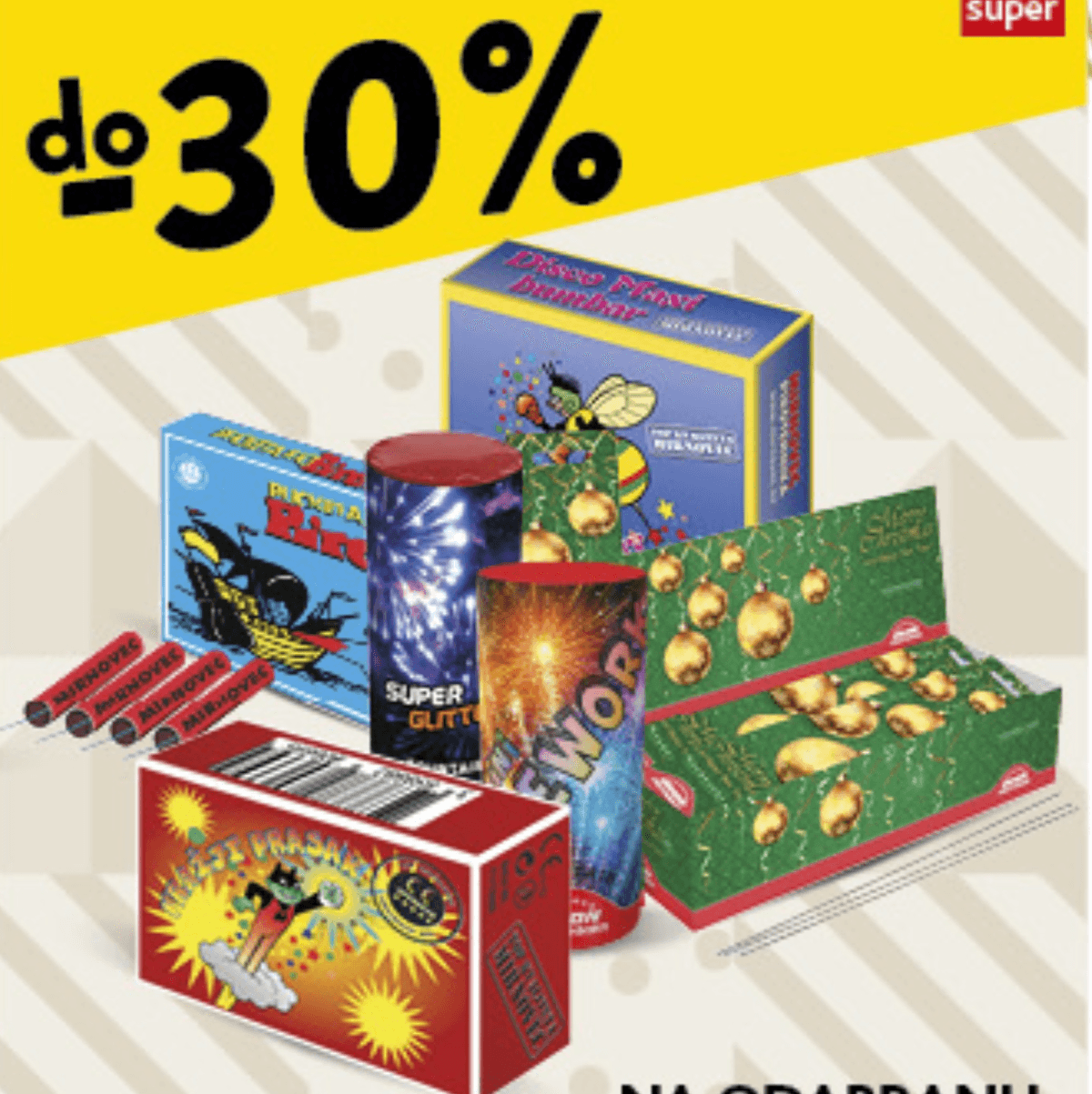 Odabrana pirotehnika - Akcija u trgovini Konzum