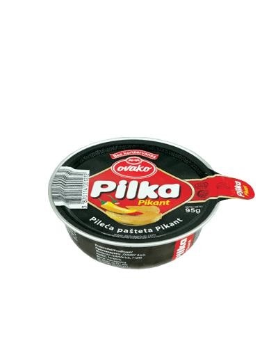 Pileća pašteta pilka pikant 95g Ovako - Akcija u trgovini Pivac