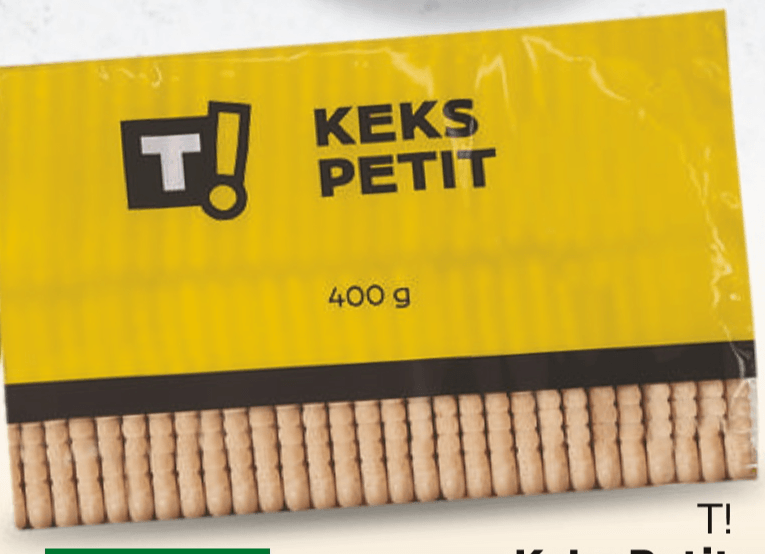 T! Keks Petit 400 g - Akcija u trgovini Tommy
