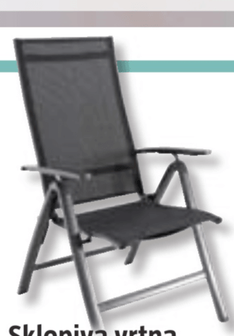 Sklopiva vrtna stolica 'Maja' - Akcija u trgovini Bauhaus