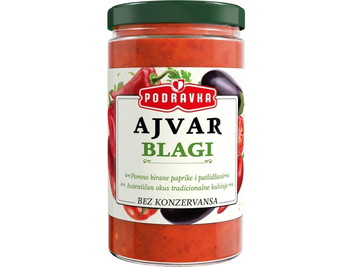 Podravka Ajvar blagi 195 g - Akcija u trgovini Studenac