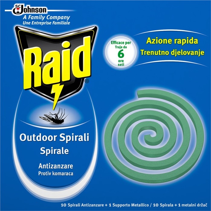 Raid Spirale protiv insekata 10 kom - Akcija u trgovini NTL