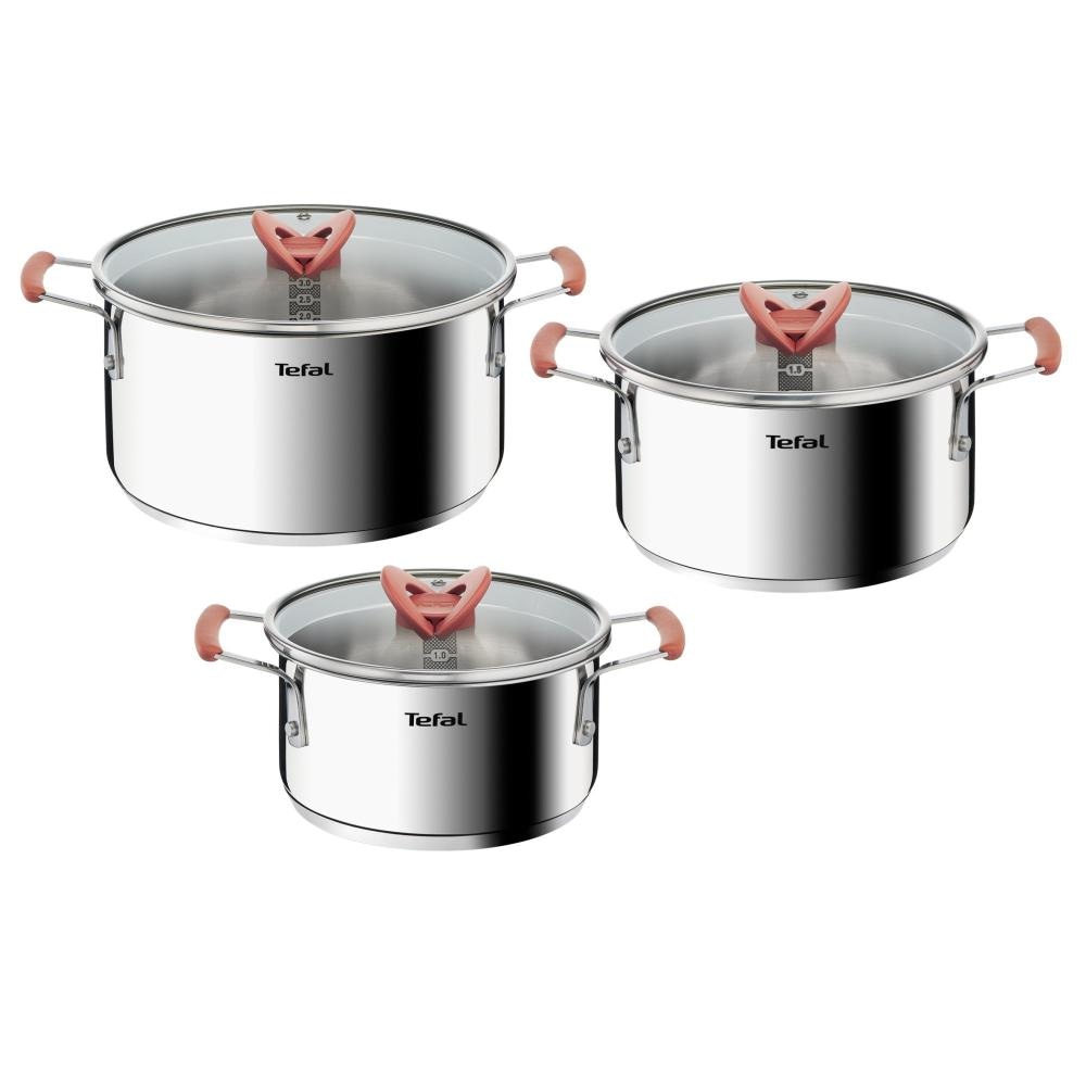 Tefal Set inox posuđa Opti Space 6-dijelni - Akcija u trgovini Interspar