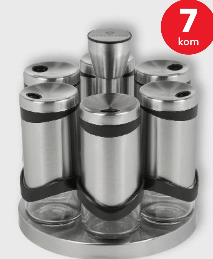 Stalak za začine 7 kom - Akcija u trgovini Kaufland