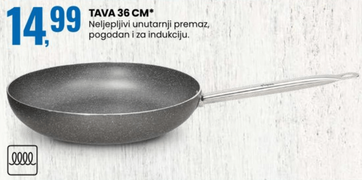 Tava 36 CM - Akcija u trgovini Eurospin