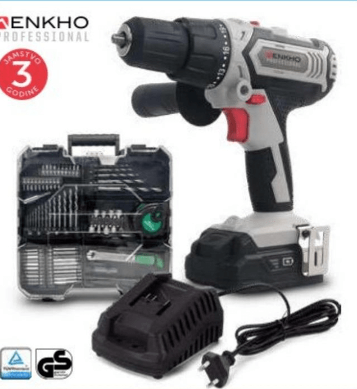 Bušilica s alatima ENKHO PROFESSIONAL - Akcija u trgovini Eurospin