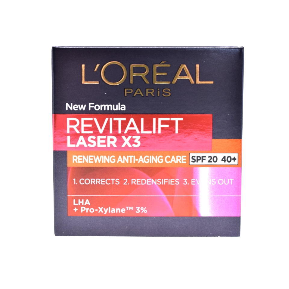 L'Oréal Revitalift Laser X3 Renewing Anti-Aging Care SPF 20 - Akcija u trgovini Bipa