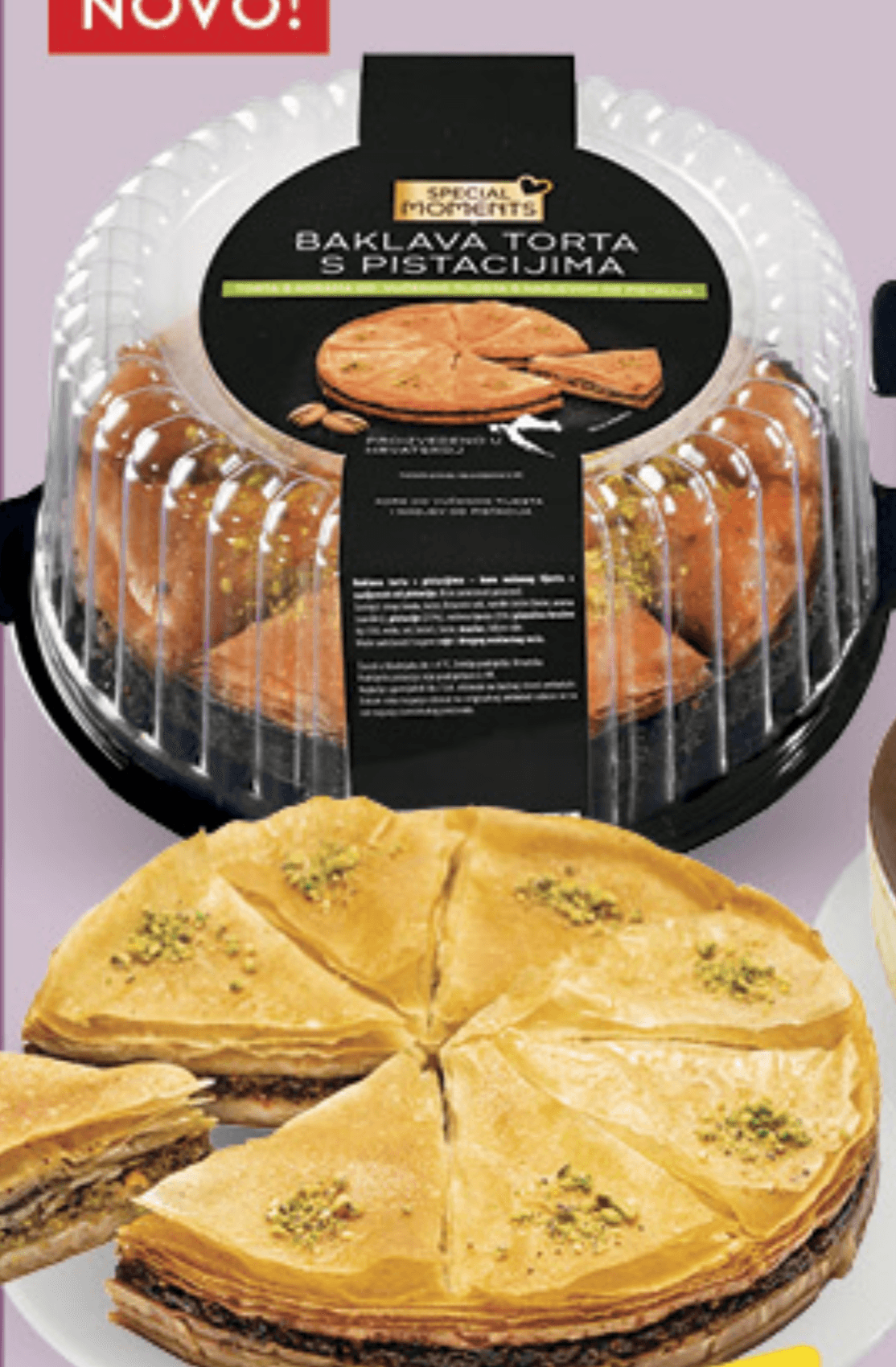 Special Moments Baklava torta s pistacijama 800g - Akcija u trgovini Konzum