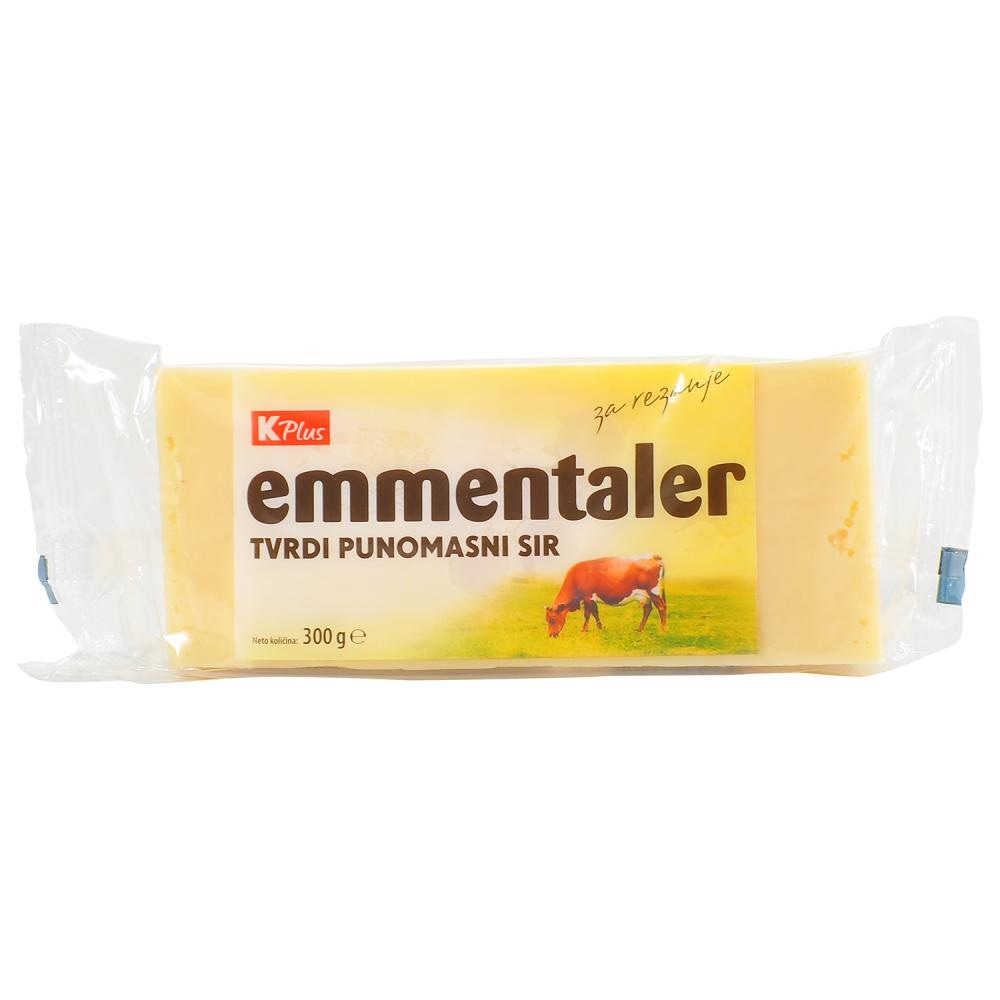 K Plus Emmentaler sir 1kg - Akcija u trgovini Konzum
