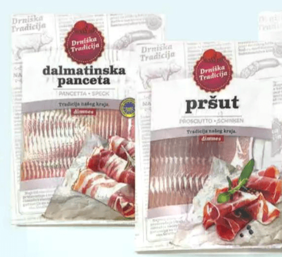Drniška Tradicija Pršut, dalmatinska pečenica, panceta ili buđola 250 g - Akcija u trgovini Plodine