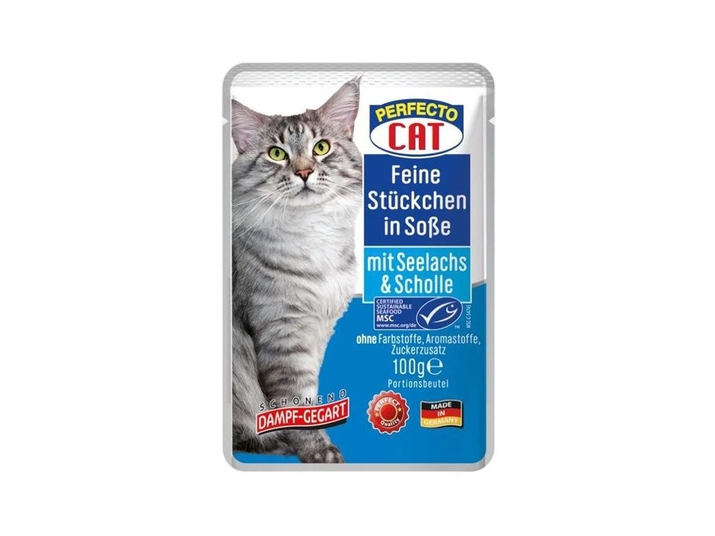 Perfecto Cat fini komadići u umaku 100g Akcija u trgovini Pivac