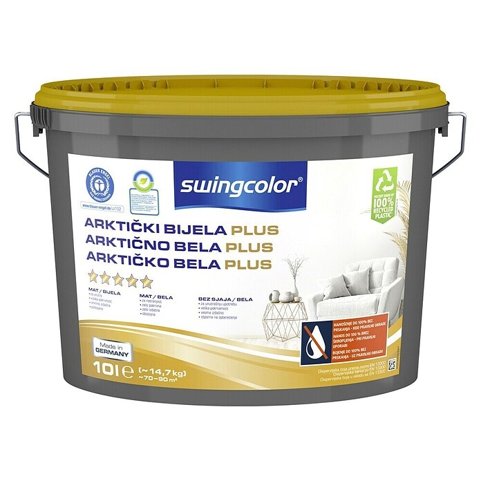 Mix snježno bijela boja 'Basis 2 ili 4' 10 l swingcolor - Akcija u trgovini Bauhaus