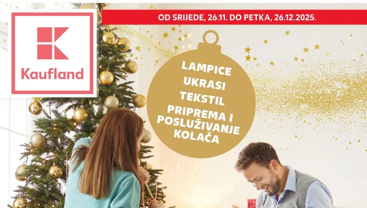 Kaufland katalog Blagdani u tvom domu od 26.11. do 26.12.2025