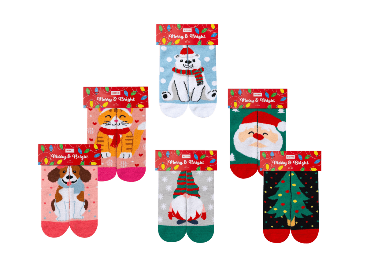 Soxo Plišane dječje čarape Par - Akcija u trgovini Lidl