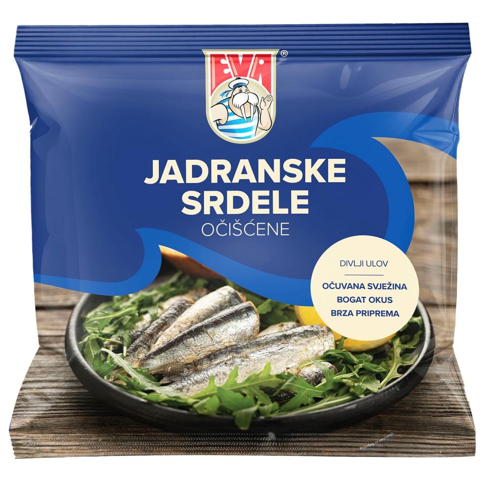 Srdela jadranska bez glave 500 g Eva - Akcija u trgovini KTC