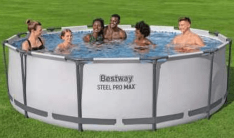 Bazen s okvirom Steel Pro Max 56418 Ø366x100 cm, zapremnina 9150 I Bestway - Akcija u trgovini Merkury